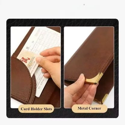 Picture of PU Leather Server Book / Guest Check Presenter – Receipt & Card Holder (Menu Bill Folder)