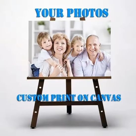 Picture of Custom Print on Canvas Paintings Wall Art Poster Pictures for Living Room Home Decor Waterproof Painting Customized Gifts