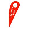 Picture of Beach Flag Feather Teardrop Banners Custom Graphic Printed Advertising Promotion Opening Celebration Outdoor Sport Club Using