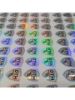 Picture of 100PCS laser vinyl printed QR code stickers, personalized IG stickers, social media stickers, metallic texture QR code stickers